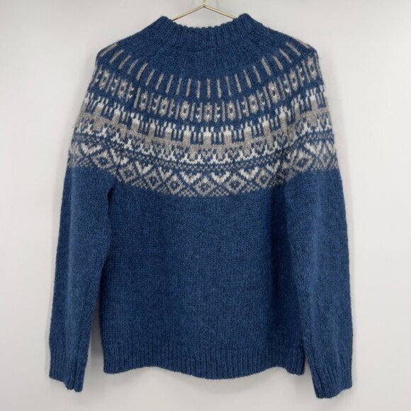 Icewear Elis Icelandic Wool Unisex Zip Cardigan Sweater – Blue/Gray  Mens Small - Picture 6 of 10